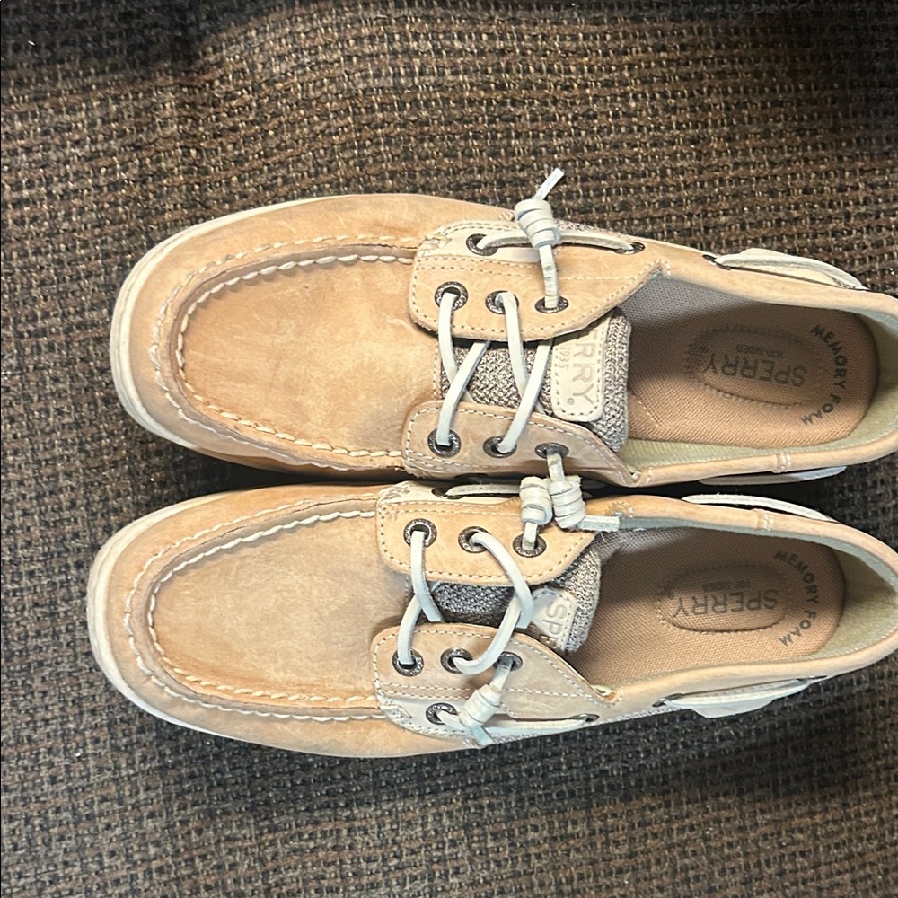 Sperry Men's Light Tan Boat Shoes